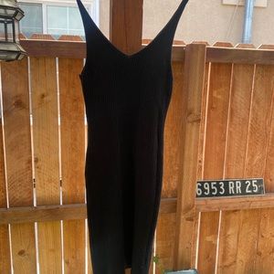 Ribbed Reformation Bodycon knit tank dress